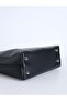 Heybes Women's Black Vegan Leather Clutch Handbag - 3