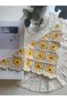 Sunflower Motif Knit Bandana - 4