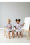 2 Pieces, 1-3 Years Old, Zoo, Liquid Proof, Velcro, Machine Washable, Short Sleeve Baby Kids Apron