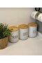 Set of 3 Ceramic Vacuum Lids for Jars - 3