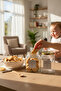 Decorative Glass Jar 1.6lt Gold Lid (Baby Food-Baby Biscuit) - 2