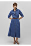 Navy Blue Denim Shirt Regular Fit / Regular Fit 1210959 -85481 - 2