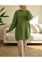 Running Knitted Diamond Patterned Knitwear Tunic - 2