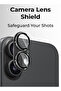 Camera Lens Protector Compatible with iPhone 17 Black Scratch Resistant, HD Clear - 2