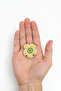 Yellow Daisy Children's Room Furniture Handle - Single Screw - Polyester Cabinet and Drawer Handle - 6
