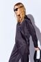 Black Satin Relaxed Fit Women's Shirt with Thick Cuffs |   Mks169477-01 - 6