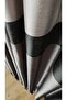 Slub Milano Adde Panel Background Curtain Gray Anthracite Striped Single Wing Closely Pleated Jacquard 100 X 260 - 3