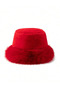 Red Plush Soft Heart - Women's Hat - 2
