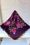 Handcrafted Writing Clover Embroidered Scarf Cheesecloth Gift Dowry - 2