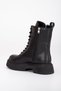Bianca Women's Boots Thick Serrated Sole Zipper Lace-up Daily Boots - 6