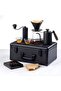 AUTO FAMILY Premium Portable Pour-Over Coffee Maker Set 10Pcs – Complete Travel Brewing Kit