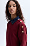 Women's Off-White Loose Fit Button Detailed Crew Neck Sweatshirt - 4