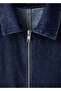 Denim Jumpsuit with Belt - 8