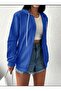 Unisex Three Thread Hooded Cardigan Zippered Sweat