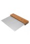 Stainless Steel Wooden Handle Dough Pastry Pie Shaper Cutter Spatula Set of 3 - 3
