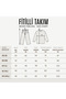 Lilac Cotton Ribbed Women's Blouse Pants Two-Piece Set - 7