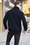 Men's Half Zipper Sweatshirt |   Premium 3 Thread Raised Edge |   Oversize Sports and Casual - 2