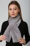 Gray Soft Textured Plush Women's Neck Collar - 6
