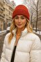Tile Wool Corded Unisex Beret