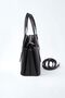 Black Color Wallet Gift 5 Compartment Women's Shoulder Bag and Handbag - 4