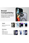 360° Rotating Magnetic Ring Case for iPhone 16 – Shockproof & Wireless Charging - 6