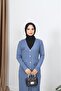 Mercerized Long Cardigan with Pocket Detail - 3