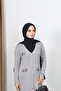 Mercerized Long Cardigan with Pocket Detail - 4