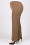 29021 Plus Size Double Pants with Buttons at the Waist - Mink - 4