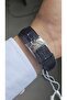 New rym-4120 automatic mechanism men's watch - steel case and leather strap - 2 years warranty ss-bl - 5