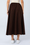 Women's A-Line High Waist Pocketed Flowy Flared Skirt - Textured Linen - 7