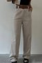 Women's Stone Belted Pocket Detailed Palazzo Pants 23S01011 - 8