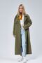 Oversize Trench Coat with Windbreaker Detail - 4