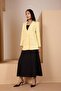 Yellow Oversize Woven Blazer Jacket - 6