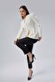 Ecru Regular Fit Pleat Detailed Blazer Jacket - 2