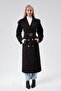 Women's Regular Double Breasted Stamp Coat