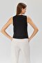 Women's Regular V-Neck Buttoned Vest - 8