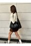 VERONA Textured Knit-Textured Loose-Looking and Large-Capacity Women's Shoulder Bag(: Height 28*Width 48*Base 12 cm)