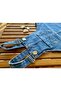 Girl's Winnie Printed Adjustable Strap Pocket Salopet Denim Dress - 5
