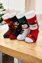 12 Pairs Toe Seamless Winter Thick Towel Kids Socket Christmas Socks - 2