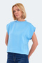 Vincenza Women's Blue T-Shirt