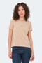 Viraj Set of 5 Women's T-Shirts - Ecru - Black - Beige - Fuchsia - Cobalt Blue - 2