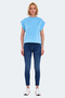 Vincenza Women's Blue T-Shirt - 7