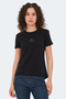 Viraj Set of 5 Women's T-Shirts - Ecru - Black - Beige - Fuchsia - Cobalt Blue - 5