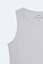 Vatik Set of 3 Women's White - Gray - Black Undershirts - 3