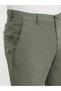 Khaki Woven Slim Fit Casual Trousers - 3