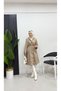 Lace-up Waist Trench Coat BRC1906 Latte - 8