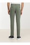 Khaki Woven Slim Fit Casual Trousers - 4