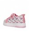 Daily Girls' White Pink Sneaker with Tassel Detail, Glittery Toe, Lace-Up and Velcro Sports Shoes 4004 - 2