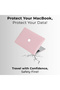 Hard Shell Case for MacBook Air 13.6 (2025) – Solid Pink, Scratch-Resistant - 5