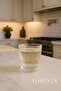 Crystal Cut Patterned Glass Soft Drink Glasses Set of 6 - Luxury Water and Beverage Glasses - 8